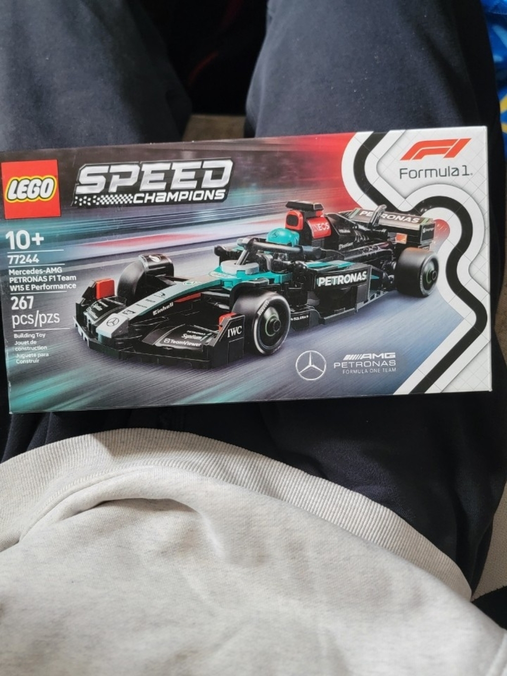 Lego Speed Champions Mercedes-AMG Formula 1 Car - Black & Teal